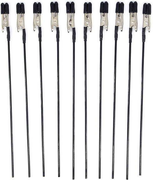30 Pack Model Painting Alligator Clip Stick with Rubber Tips Modeling Tools,Metal Wire Clamps Long-Tailed Clasp for Hobby Modeling DIY Card Photo ...