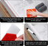 39 Inch Collapsible Shower Water Dam, Shower Threshold Water Dam Shower Barrier, Dry and Wet Separation Door Dam Water Stopper Kitchen Shower Thre...