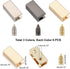 WADORN 18 Sets Metal Belt Tip with Screws, 0.75 Inch Wide Bag Decorative Buckles for Purse Webbing End Clip Clasps Leather Handle Strap End Cover ...