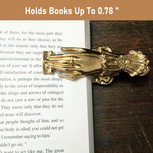 2PCS Vintage Lady's Hand Shape Book Clip Paper Storage Clip Journal Clips to Hold Journal Open While Writing Scrapbook Kit Document Clip...