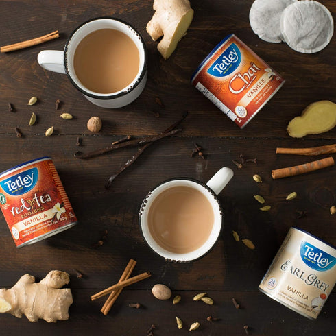 Tetley Tea Earl Grey Vanilla 24 Round Tea Bags...