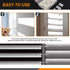 130Pcs Professional Plantation Shutter Repair Kit Includes 50Pcs Spring Loaded Shutter Pins and 80Pcs Tilt Rod Shutter Louvers Staples Shutter Pin...