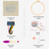 MAMUNU Embroidery Kit for Beginners Adults, Cross Stitch Kits, Stamped Cross Stitch Kits, Flower Embroidery Kit with Printed Embroidery Cloth, Emb...