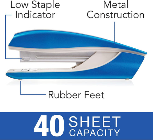 Swingline Stapler, NeXXt Series Wow, Desktop Stapler, 40 Sheet Capacity, Blue (55047036)...
