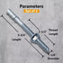 1/4 x 3-3/4'' Wedge Anchor, 1/4 Inch Diameter for Concrete, 5 PCs Heavy Duty Zinc Plated Concrete Wall Anchor...