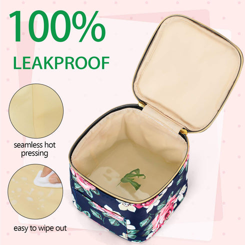 Teamoy Breastmilk Cooler - Bottle Bag for 4 Large 5 Oz Bottles, Perfect for Working Moms, Peony...