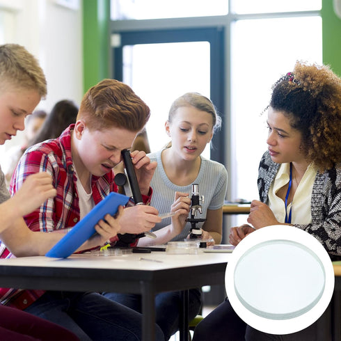 YOKIVE 3 Pcs Double Concave Lens, Clear Glass Optical Lenses | Make Telescope, Great for Photography, Optical Instruments Use (Clear, 75mm Focal L...