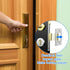 Latch Restorer Strike Plate, Metal Door Strike Plate for Exterior Doors Large Hole Security Door Latch Plate with Wooden Dowel Rods & Screws for D...