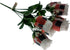 Patriotic Flowers, US Flag, Memorial Day, 4th of July Decor America Veterans Day, One Bouquet 7 Stems Red White Blue...