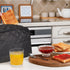Two Slice Bread Machine Cover, Universal Size Kitchen Appliance Cover for Bread Machine, Black Bread Machine Cover...
