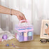 BTSKY Multipurpose Plastic Craft Storage Containers with Removable Tray, Clear Plastic Storage Box with Lid & Handle, Easy Carry & Stack Small Sto...