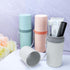 Travel Toothbrush Holder, Large Travel Toothbrush Cup Case, Portable Travel Toothbrush Toothpaste Makeup Storage for Business Trip Camping School ...