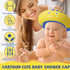 Baby Shower Cap Shield, Shower Cap for Kids, Visor Hat for Eye and Ear Protection for 0-9 Years Old Children,Cute Dinosaur shape Makes the Baby Ba...