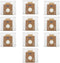 10 Pack T8 Bags Fit for Ecovacs DEEBOT OZMO T8 AIVI T8 Max and T8 Series/N8 Pro Plus/ N8 Pro/N10 Plus Robot Vacuum, Fit for Yeedi Vacuum...