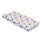 NoJo Jungle Trails Grey, Gold, Green and White Super Soft Animal Print Changing Pad Cover...