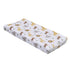 NoJo Jungle Trails Grey, Gold, Green and White Super Soft Animal Print Changing Pad Cover...