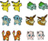 Pokemon Earrings Fashion Jewelry Enamel Character Stud Earrings Set 6 Pack...