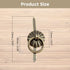 MroMax 50Pcs Metal Brad Fasteners Mini Pull Ring Handle DIY Crafts Decoration for Decorative Jewelry Box Chest Drawer Cabinet or Small Journals Br...