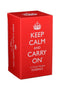 Keep Calm and Carry On Tea Carton Box, English Breakfast Tea (40 Bags, 125g, 4.4oz)...