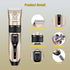 Dog Shaver Clippers, Pets Grooming Kit, Low Noise Rechargeable Cordless Hair Clippers for Small&Large Dogs Cats...
