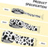 3 Rolls 15 Yards Cow Print Ribbon Grosgrain Cow Ribbon Cow Spot Pattern Wrapping Ribbon Dairy Cow Print Ribbon Animal Print Ribbon for Wreath Bow ...