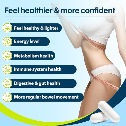 Probiotics for Women and Men, 300 Billion CFU Probiotics from 12 Strains Probiotic, Organic Prebiotics Blend, Shelf Stable Probiotic Supplement fo...