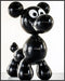 Posterizer 1 pcs-Cute black balloon animal-Dog-Kids Room Art-Comedy Art-Gift for Daughter, Son, Kids- unframed wall art...