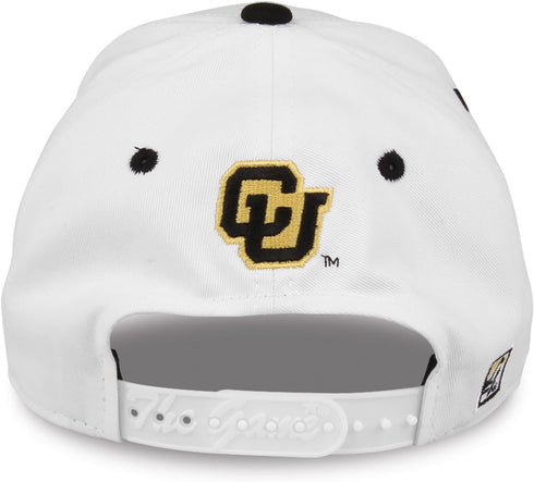 NCAA Colorado Buffaloes Unisex NCAA The Game bar Design Hat, White, Adjustable...