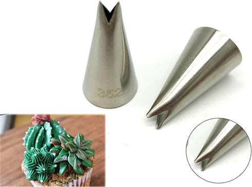 7-piece Stainless Steel Piping Tips Piping Nozzles Cake Decorating Supplies Cookies Cupcake Icing Decorating Supplies Decorating Kits Frosting Ici...