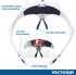 YOCTOSUN Head Mount Magnifier with 2 Led Professional Jeweler's Loupe Light Bracket and Headband are Interchangeable...