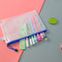 zipper pouch bag Plastic envelope,mesh zipper pouch bags waterproof folder A4 size folder signature pocket, can hold pens, books, documents pencil...
