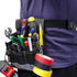 KUNN Electrician Tool Pouch - Durable Small Basic Maintenance Tool Pouch Belt with Belt Clip...
