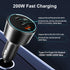 200W USB C Car Charger, Graaci PD 100W Type C Car Charger Adapter, QC5 PPS 45W Super Fast Charging for MacBook Pro Air, iPhone 15 Pro Max, Galaxy ...