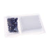 2ML Polypropylene Vials, 9mm Short Thread Vial with Micro Volume 300µL, Blue Screw Cap with Hole, WhitePTFE&Red Silicone Septa, for Ion Chromatogr...