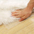 Xrrxy Anti Slip PVC Tablecloth Underlay Adjustable in Size Foam Mat Tea Table Cloth Anti-Skid Rug Pad Gripper Table Mat,White (200 140cm/79 55inch...