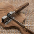 Knife Sharpener - Handheld Manual Sharpening Tool for Fixed Blades, Pocketknives, and Kitchen Knives - Blade Sharpener with Rotating Steel Sharpen...