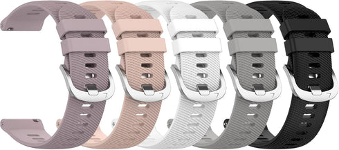 18mm Watch Bands Compatible for DoSmarter Fitness Tracker ZX18/ZX28 Smart Watch, Replacement Wrist Strap for DoSmarter ZX18/ZX28 Watchband Soft Si...