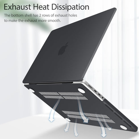 May Chen Compatible with M4 MacBook Pro 16 inch A3403 Max A3186, M3 A2991 M2 A2780 M1 A2485 Pro Max 2024-2021 Release, Plastic Hard Shell Case wit...
