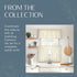 Elrene Home Fashions Cameron Linen Window Valance, 60" W x 15" L (1 Valance), Ivory...