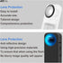 FiTSTILL Insta 360 X3 Sticky Easy Installation Lens Guard Screen Tempered Film Set, Lens Silicone Protector for Insta360 X3 Accessories LCD Temper...