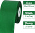 TONIFUL 2 Inch x 25 Yards Wide Green Satin Ribbon Solid Fabric Ribbons Roll for Valentine's Day Crafts Gift Wrapping Invitation Cards Floral Hair ...