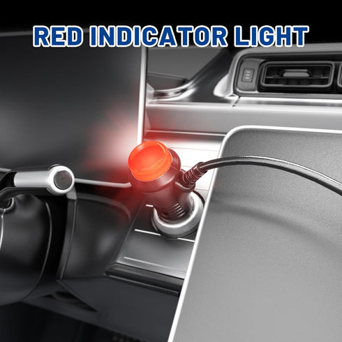 Anina 12V Car Charger Adapter for All Snailax Back Massage Seat Cushion Replacement Power Cord Cable Cigarette Lighter for Snailax Zyllion Fives G...