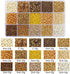 Mix 15 Color Glass Seed Beads Tube Beads Glass Bugle Beads Loose Kit for Jewelry Making DIY Craft Beading (Mix 15 Color, Gold)...
