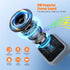 Waterproof Portable Bluetooth Speaker with 8W Big Sound, Small Wireless Speaker Subwoofer,20H Playtime, BT 5.3, Support TF Card, TWS for Bicycle, ...