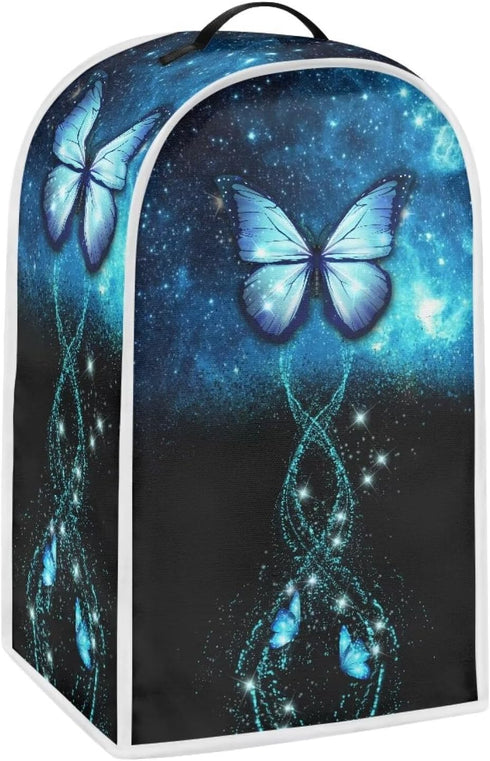 Blue Butterfly Print Blender Dust Cover Stand Mixer Appliance Cover Kitchen Appliance Cover Kitchen Mixer Attachments Small Appliance Covers Keep ...