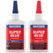 57 Grams (2 oz) 100/1500 CPS (thin/thick) Super Glue All Purpose with Anti Clog Cap. Ca Glue - Adhesive SuperGlue. Cyanoacrylate Glue for Hard Pla...