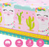 WERNNSAI 2 PCS Llama Table Cloth - Llama Birthday Decorations Alpaca and Cactus Tablecloth Cactus Party Decorations for Kids Girls Pink Birthday P...