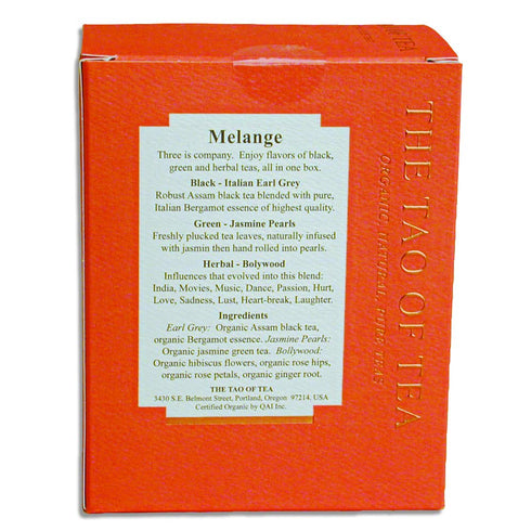 The Tao of Tea, Melange Assorted Pyramid Sachets, 1.32 Ounce...