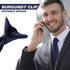 2 Pieces Men's Clip on Ties 20 Inches Solid Color Clip on Ties Pre Tied Neckties for Office School Uniforms...