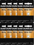 10 Duracell 357 303 A76 PX76 SR44W/SW LR44 AG13 Silver Oxide Battery...